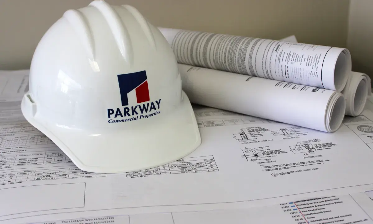 Parkway Construction hat with Documents